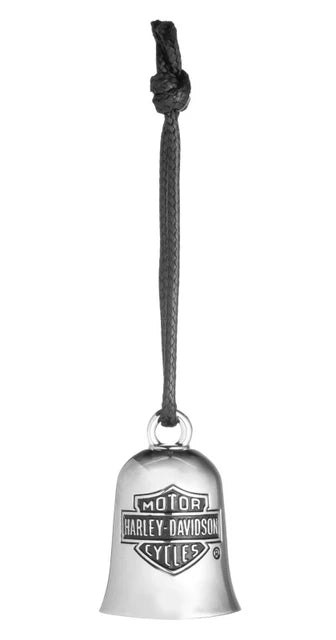 Campanello di marcia Harley-Davidson® Silver Classic con logo Bar & Shield