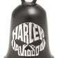 Campanello di marcia Harley-Davidson® Willie G Skull Script a contrasto, finitura nera