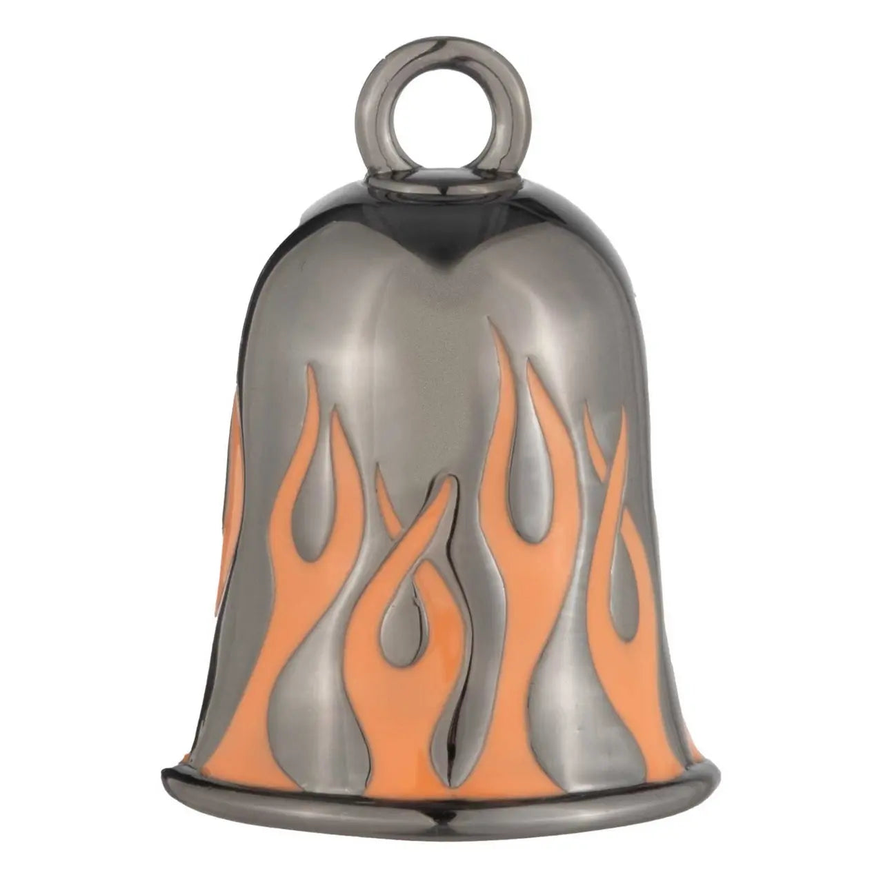 Harley-Davidson Ride Bell Bar & Shield Ematite con fiamme arancioni