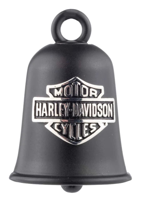 Campanello da moto Harley-Davidson® con logo Willie G Skull e cristalli incastonati, nero