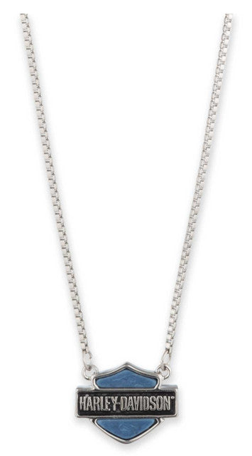 Collana con ciondolo in pietra con logo Harley-Davidson®