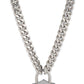 Collana con ciondolo a forma di lucchetto a forma di barra e scudo Harley-Davidson® da uomo