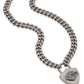 Collana con ciondolo a forma di lucchetto a forma di barra e scudo Harley-Davidson® da uomo
