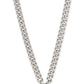 Collana con ciondolo a forma di lucchetto alato Bar & Shield da donna Harley-Davidson® da 16 pollici, argento