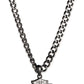 Collana con ciondolo a forma di barretta e scudo Harley-Davidson® da uomo, 24 pollici, in acciaio inossidabile