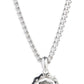 Collana con ciondolo a forma di catena da moto Harley-Davidson® da uomo con logo Bar & Shield in acciaio inossidabile