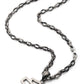 Collana con ciondolo da uomo Harley-Davidson® Open Bar & Shield in acciaio inossidabile ematite