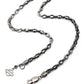 Collana con ciondolo da uomo Harley-Davidson® Open Bar & Shield in acciaio inossidabile ematite