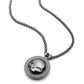 Collana da uomo Harley-Davidson con teschio rotondo Willie G, 26"