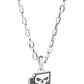 Collana con ciondolo a forma di teschio Willie G #1 da uomo Harley-Davidson®, nera/argento