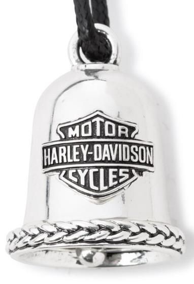 Harley-Davidson Ride Bell Logo intrecciato argento/orlo