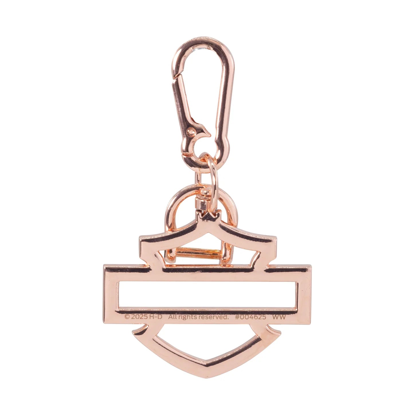 Portachiavi Harley-Davidson® Bling Rose Gold Open Bar & Shield®