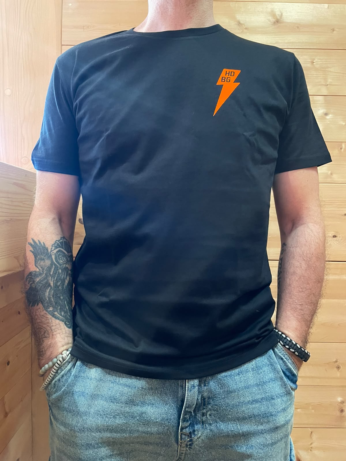 T-Shirt Fu**ing Factory Team nera e bianca HD Bergamo