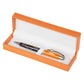 Penna a inchiostro nero Harley-Davidson® Ride Free con scatola regalo arancione