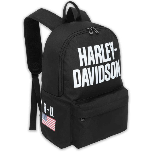 Zaino resistente Harley-Davidson con grafica della bandiera americana