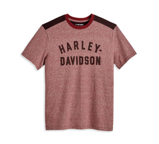 Maglietta Harley Staple da uomo arancione scuro