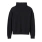 Maglione con collo a imbuto Bar & Shield da donna - Harley Black