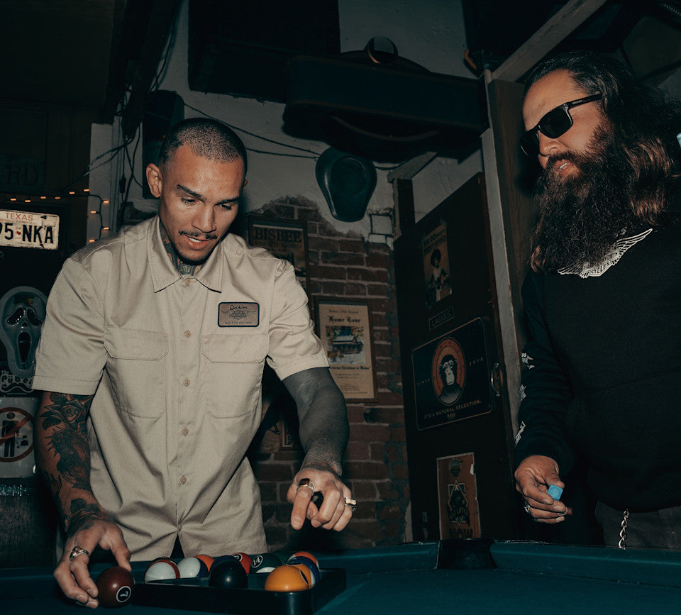 Camicia da lavoro Built to Outlast Dickies x H-D da uomo - Desert Sand