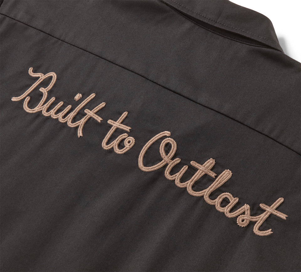 Camicia da lavoro Built to Outlast Dickies x H-D da uomo - Black