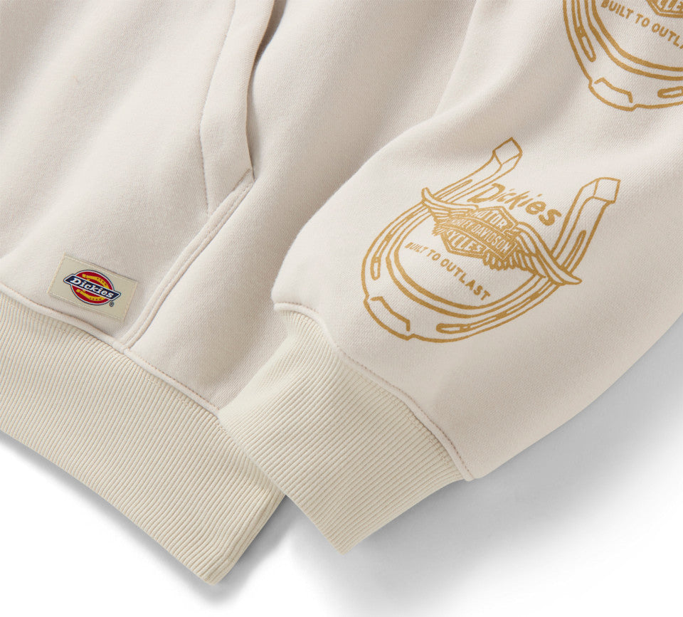 Hoodie pullover oversize Winged Horseshoe Dickies x H-D BONE