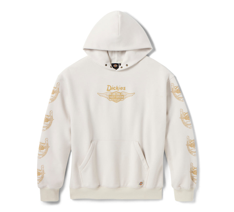 Hoodie pullover oversize Winged Horseshoe Dickies x H-D BONE