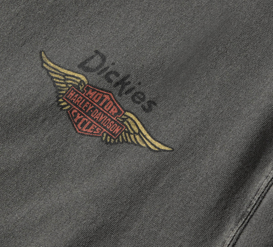 Maglietta Dickies x H-D 1930's Moto Racer Heavyweight tinta a pigmento, da uomo