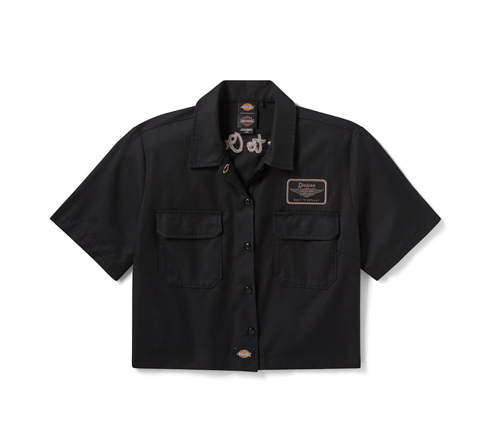 Camicia da lavoro Dickies x H-D Built to Outlast Boxy da donna