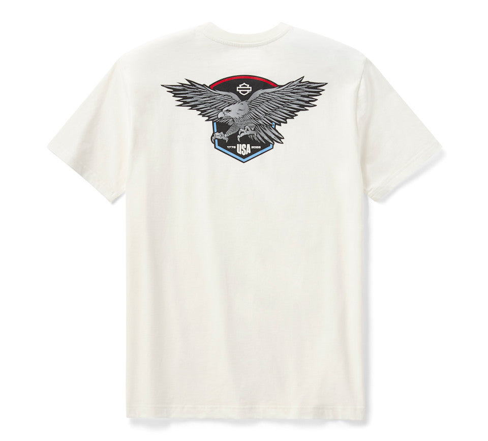 T-shirt da uomo Liberty Eagle - Cloud Dancer