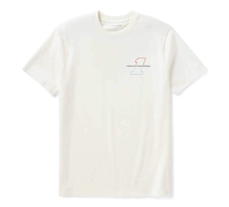 T-shirt da uomo Liberty Eagle - Cloud Dancer