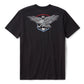 Maglietta Liberty Eagle da uomo - Harley Black