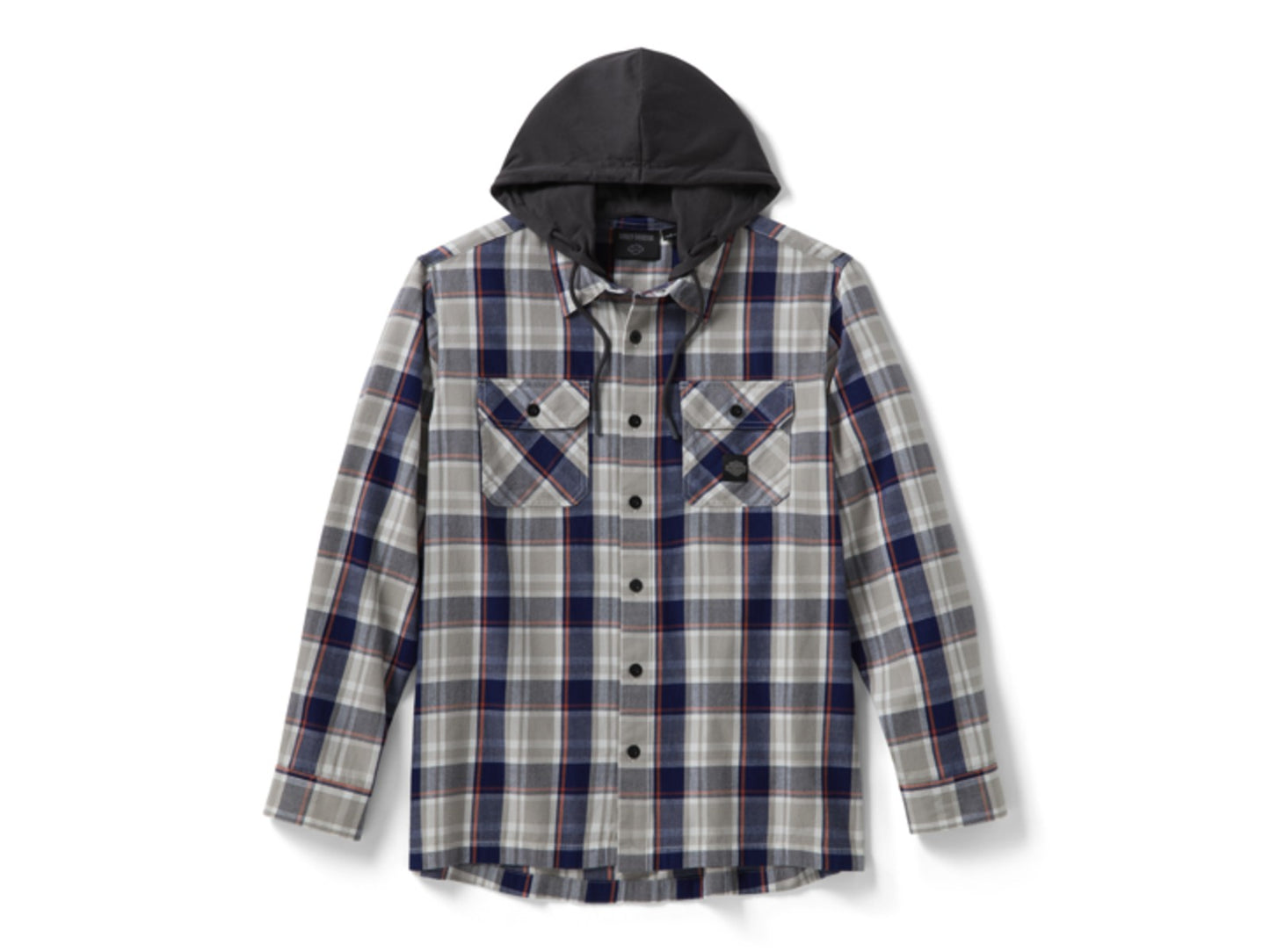 Hemd "HD Essential Metal Bound Long Sleeve Hooded Shirt"