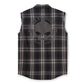 Giacca Blowout da uomo Willie G Skull motivo riflettente a quadri