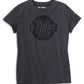 Maglietta grafica a maniche corte Harley-Davidson® HDMC #1 da donna - Grigio