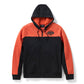 Felpa con cappuccio e zip integrale Color-Block H-D Essential da uomo