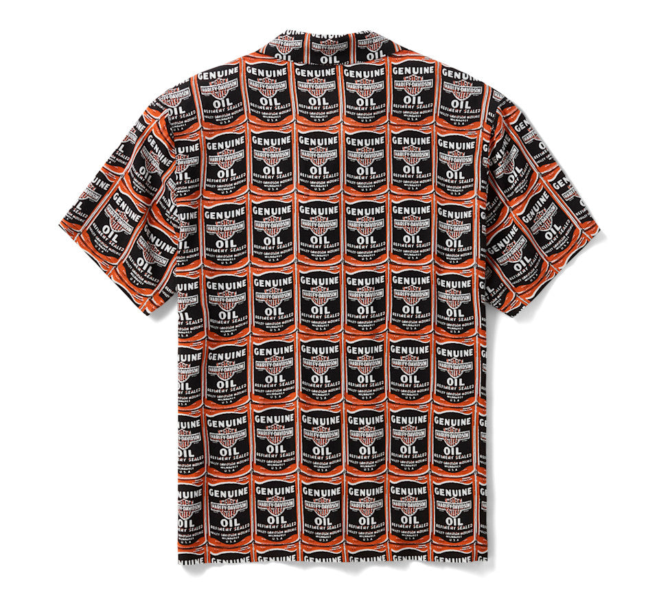 Camicia Aloha da uomo H-D Essential Oil Can