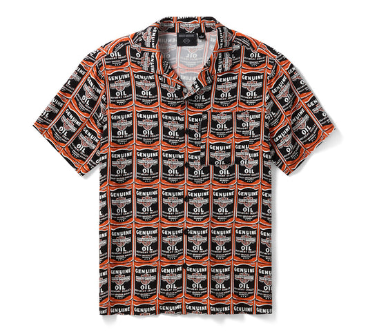 Camicia Aloha da uomo H-D Essential Oil Can