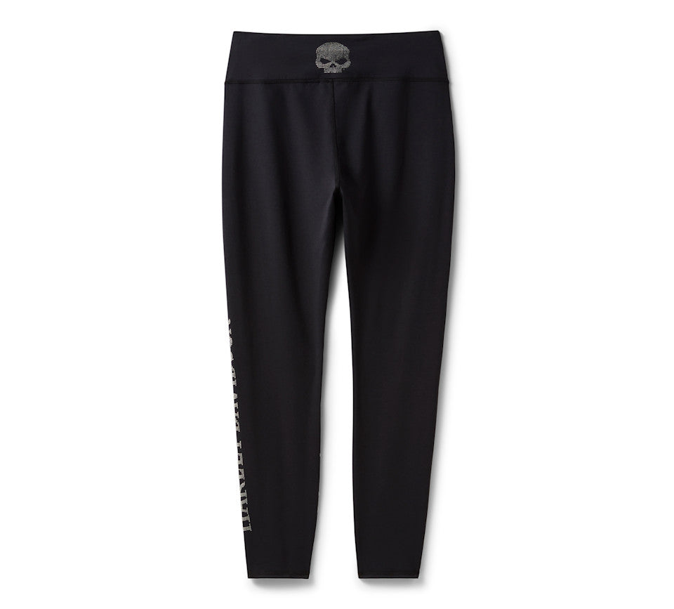 Leggings da donna Essential con teschio Willie G Bling