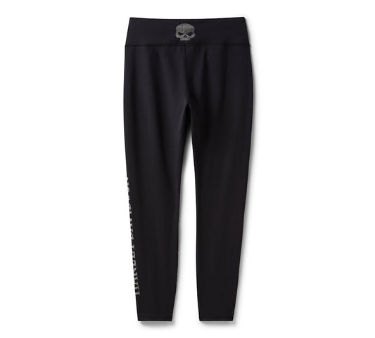 Leggings da donna Essential con teschio Willie G Bling