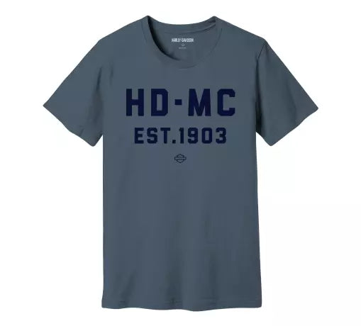 Harley-Davidson men´s T-Shirt HD-MC Dust Blue