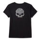Maglia a V Willie G Skull Bling da donna - Harley Black