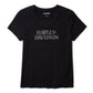 Maglia a V Willie G Skull Bling da donna - Harley Black