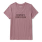 Maglia a V Willie G Skull Bling da donna - Nostalgia Rose