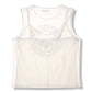 Top in rete Willie G Skull Bling da donna - Cloud Dancer