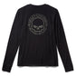 Maglia a maniche lunghe Willie G Skull Bling da donna - Harley Black