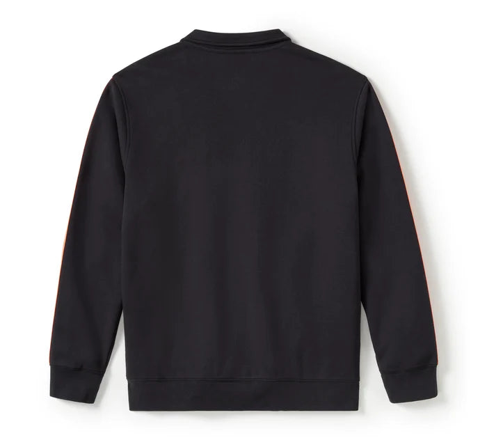 Giacca sportiva in pile Essential con cerniera - Harley Black.