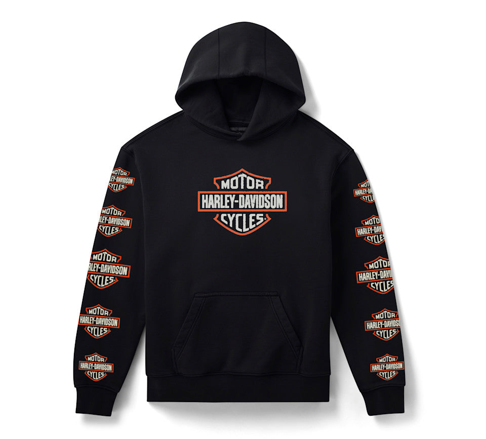 Felpa con cappuccio in pile H-D State of Mind da uomo