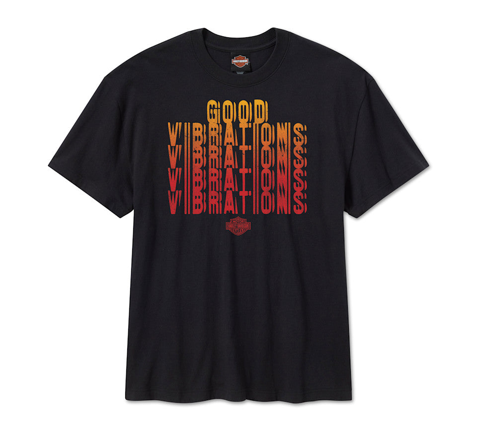 Maglietta a maniche corte da uomo H-D Good Vibrations