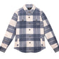 Giacca-camicia Onwards da donna - YD Plaid - Blu polvere