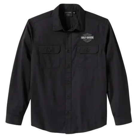 Harley-Davidson Shirt Bar & Shield Solid long sleeve black