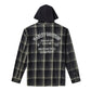 Camicia a quadri con cappuccio da uomo H-D American Classic